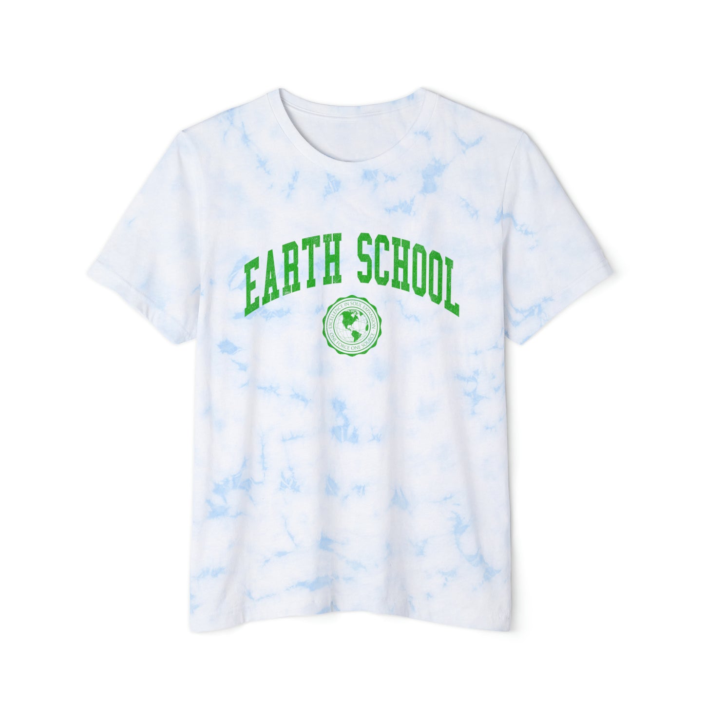 Earth School Unisex FWD Fashion Tie-Dyed T-Shirt