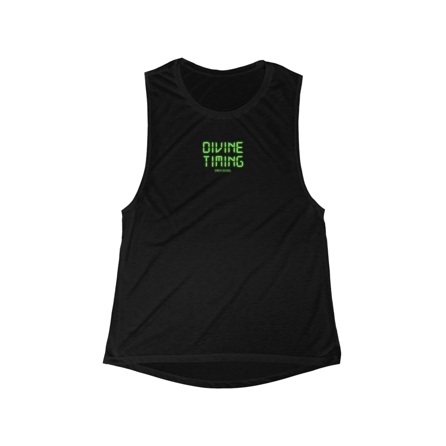 Divine Timing Women's Flowy Scoop Muscle Tank