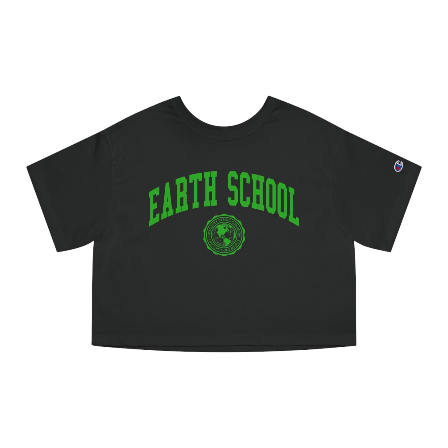 Earth School Champion Women's Heritage Cropped T-Shirt